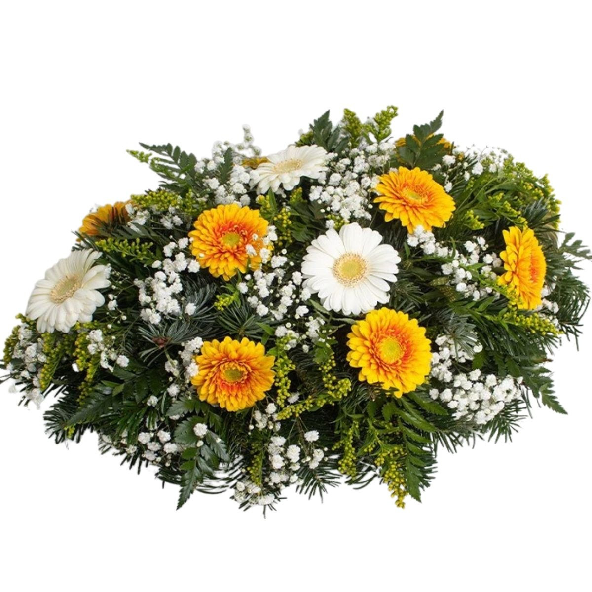 Ikebana z Gerbier a Gypsomilky